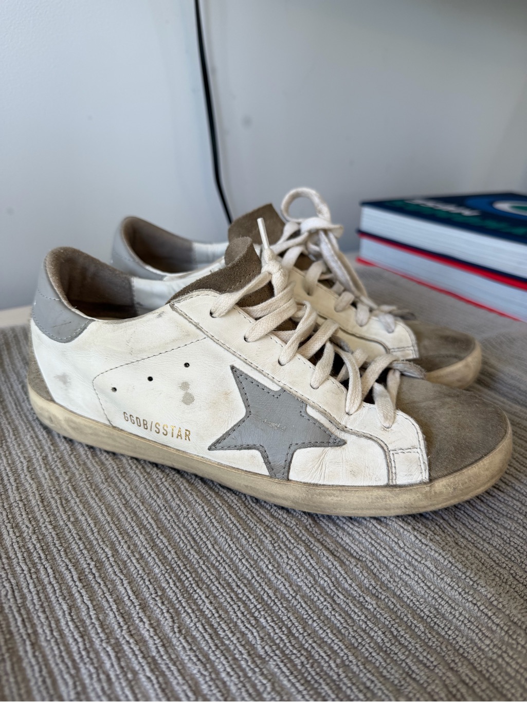 Golden Goose Silver And White